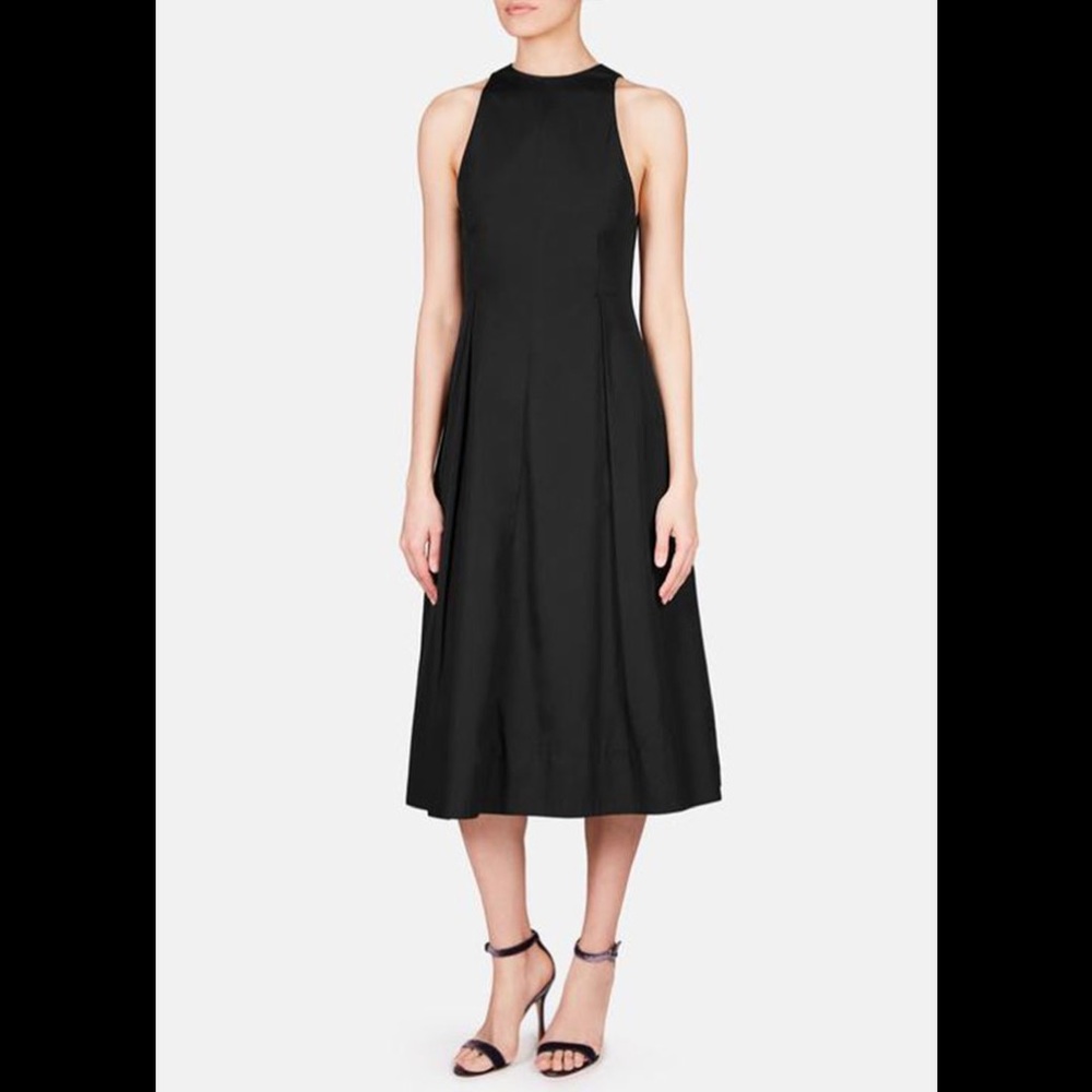 Protagonist Fit Flare High Neck Sleeveless Midi
